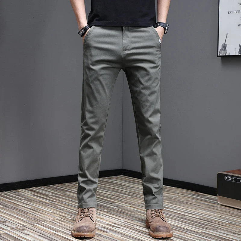 Pantalones informales de algodón