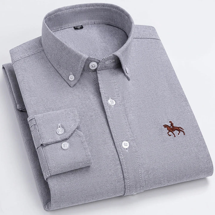 Elegante camisa de algodón
