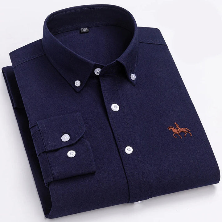 Elegante camisa de algodón
