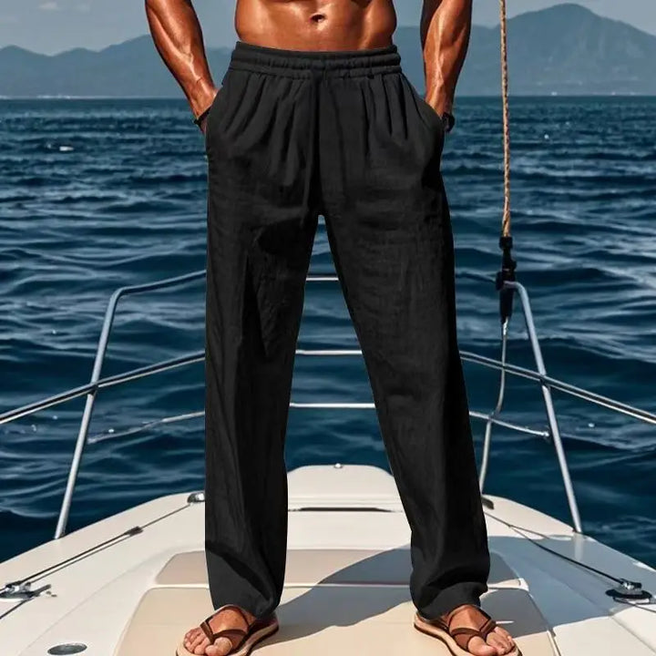 Pantalones de lino Hawaï