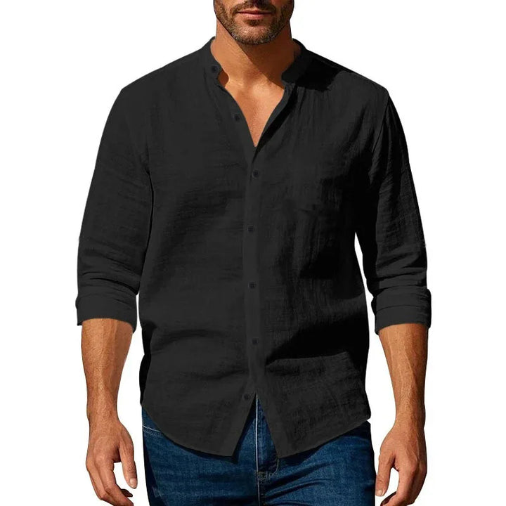 Camisa de verano de algodón/lino