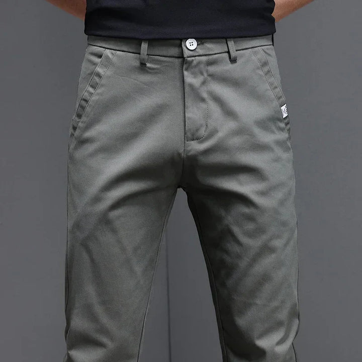 Pantalones informales de algodón