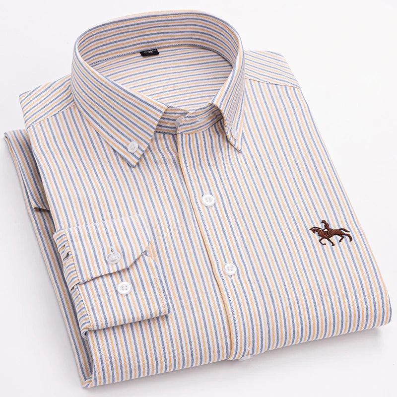 Elegante camisa de algodón