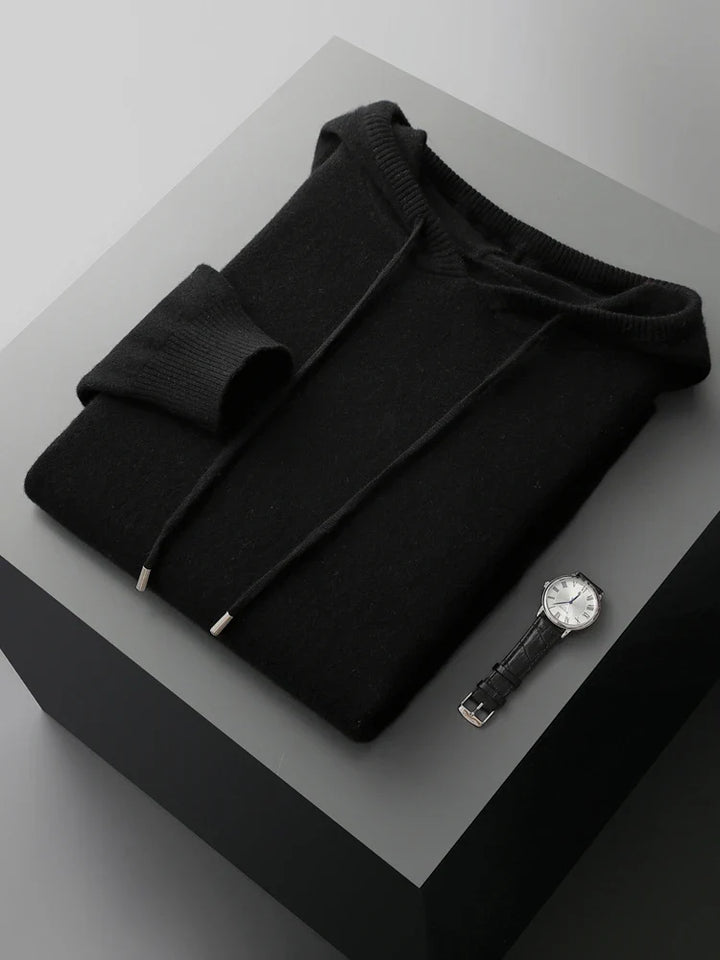Sirlus Sudadera con capucha de lana merina