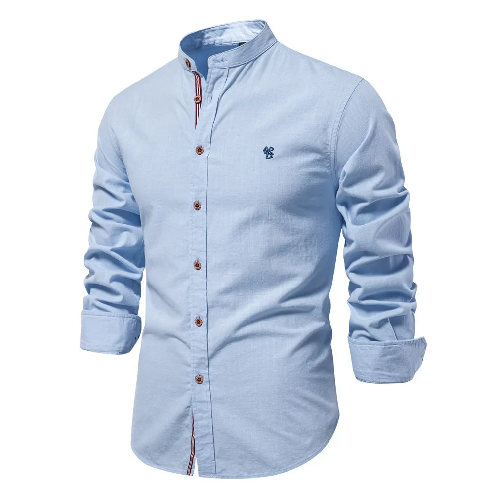 Elegante camisa de lino