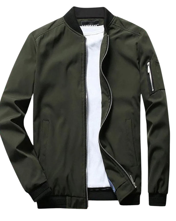 Elegante cazadora bomber