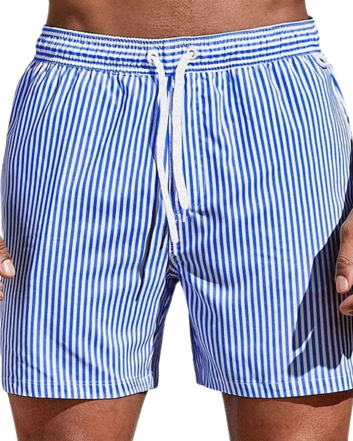 Pantalones cortos de rayas casual