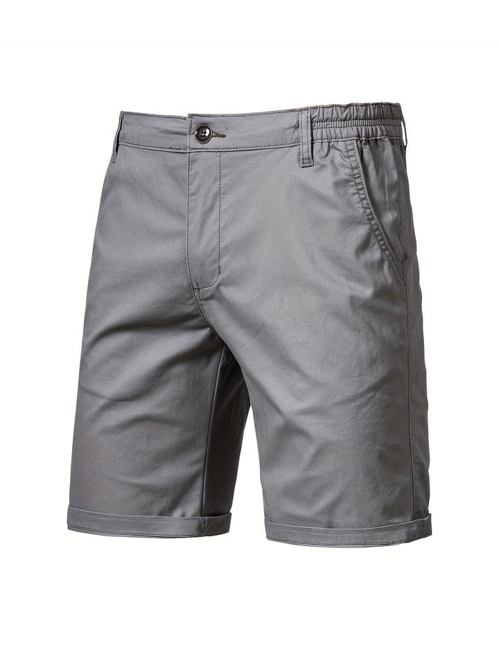 Elegantes pantalones cortos de algodón