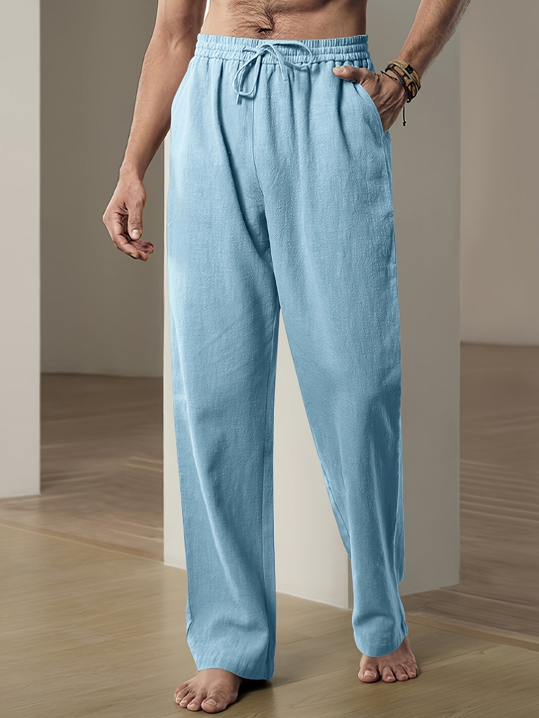 Pantalones de verano casuales de lino