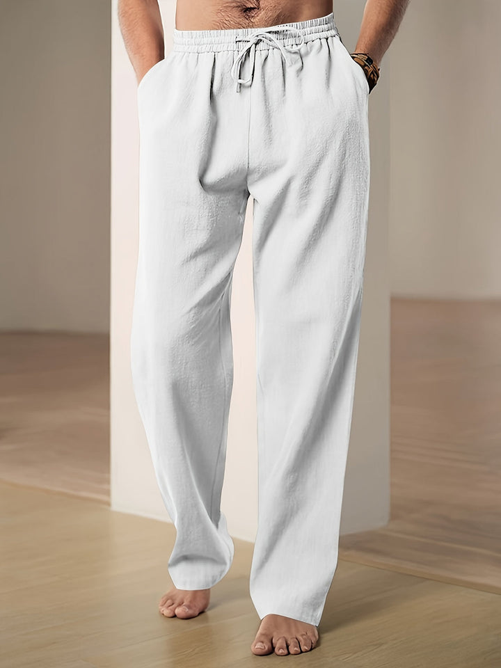 Pantalones de verano casuales de lino