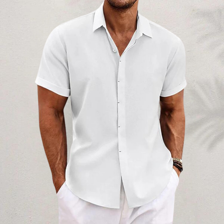 Camisa de verano de lino Barcelona