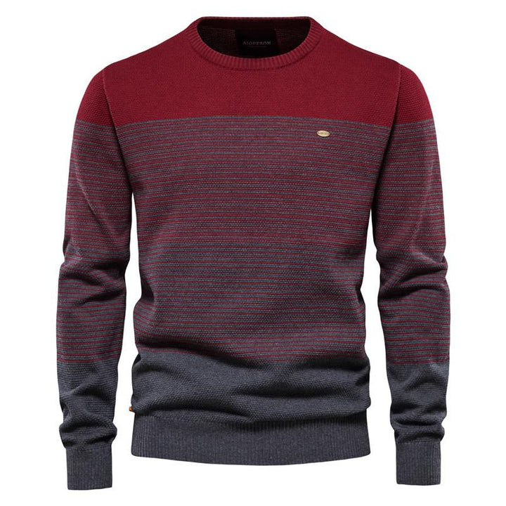 Men's Vintage Crew Neck Striped