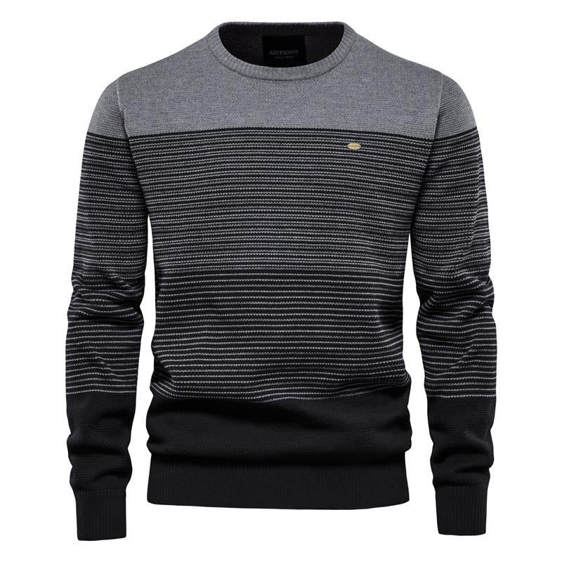 Men's Vintage Crew Neck Striped