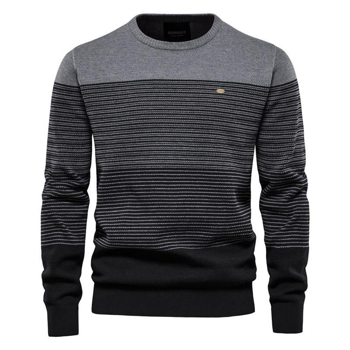 Men's Vintage Crew Neck Striped