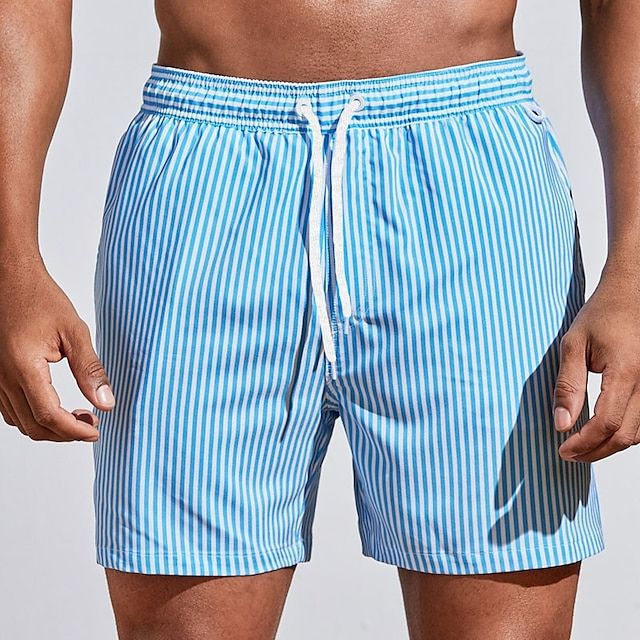 Pantalones cortos de rayas casual
