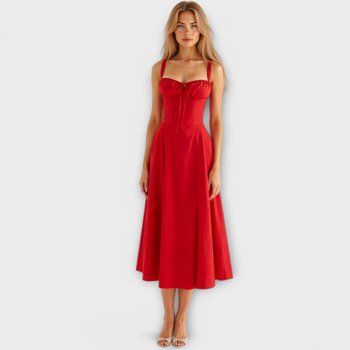 Kira - Vestido corsé midi
